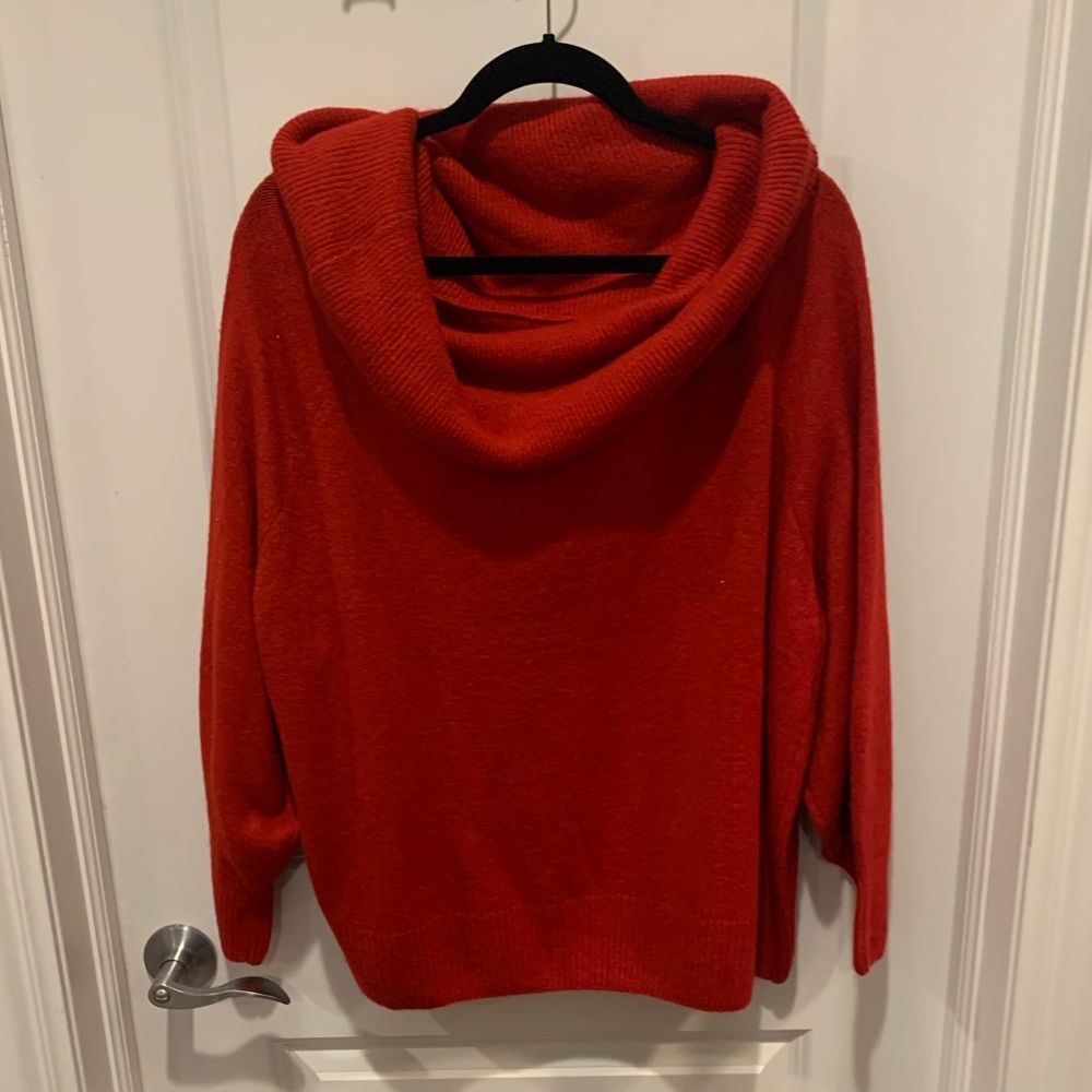 H&M Cowl Neck Red Sweater